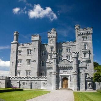 front of castle