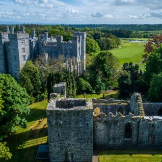 Killeen Castle and Abbey view near Dunshaughlin Meath