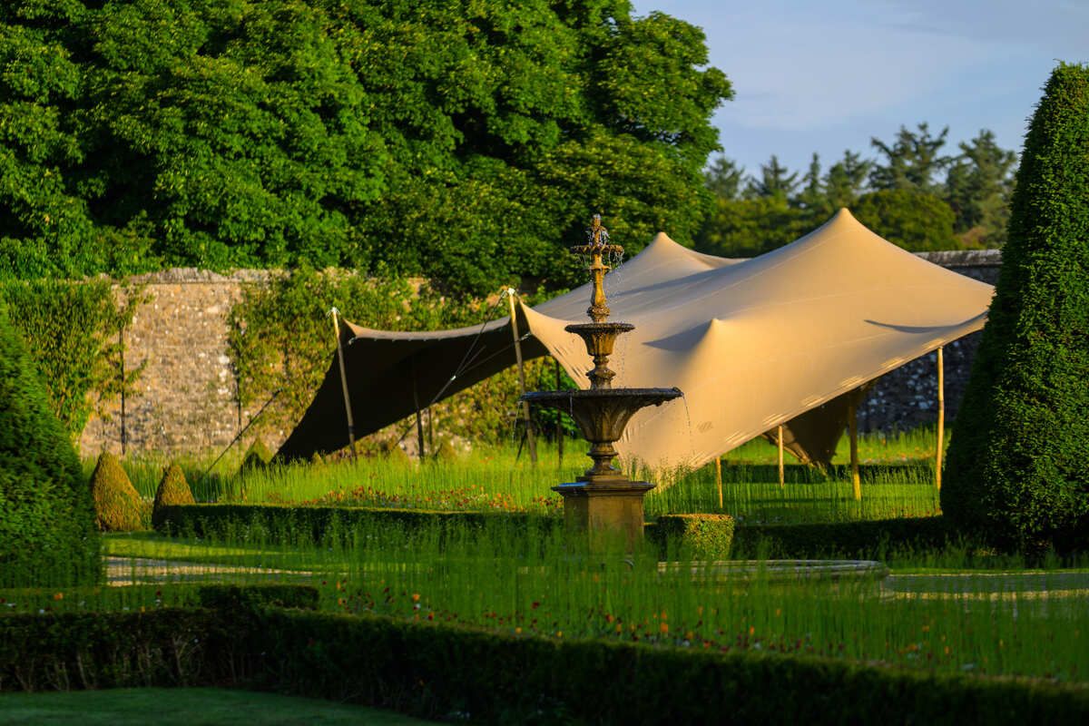 Killeen Castle Canope Reception Outdoors Meeting and Events