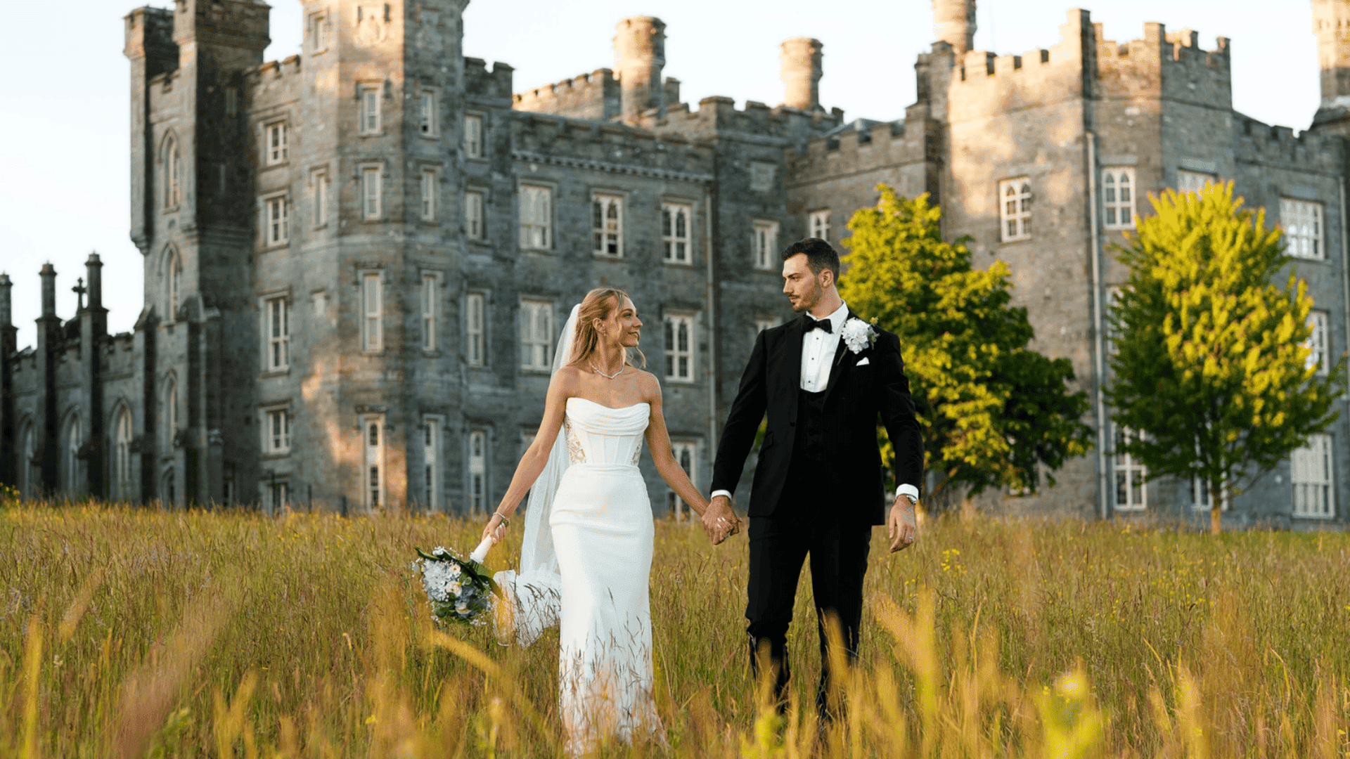 Irish castle wedding setting at killeen castle www.killeencastle.com